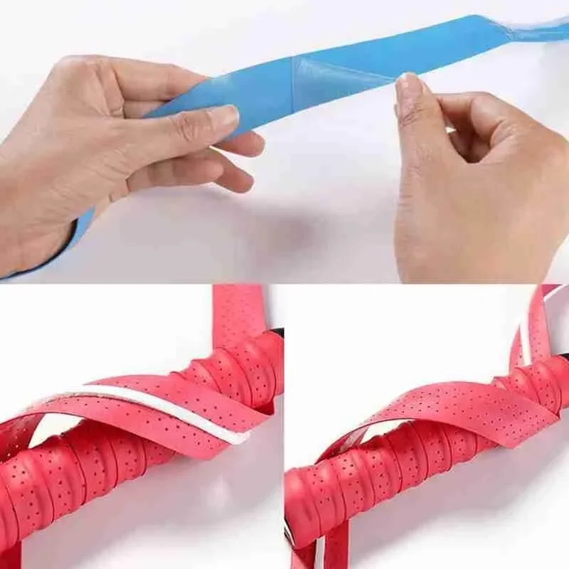 6 Colors Brand Anti-slip Racket Grip Badminton Overgrips Sweatband Outdoor Sports Accessories Tennis Tape Hand Grips