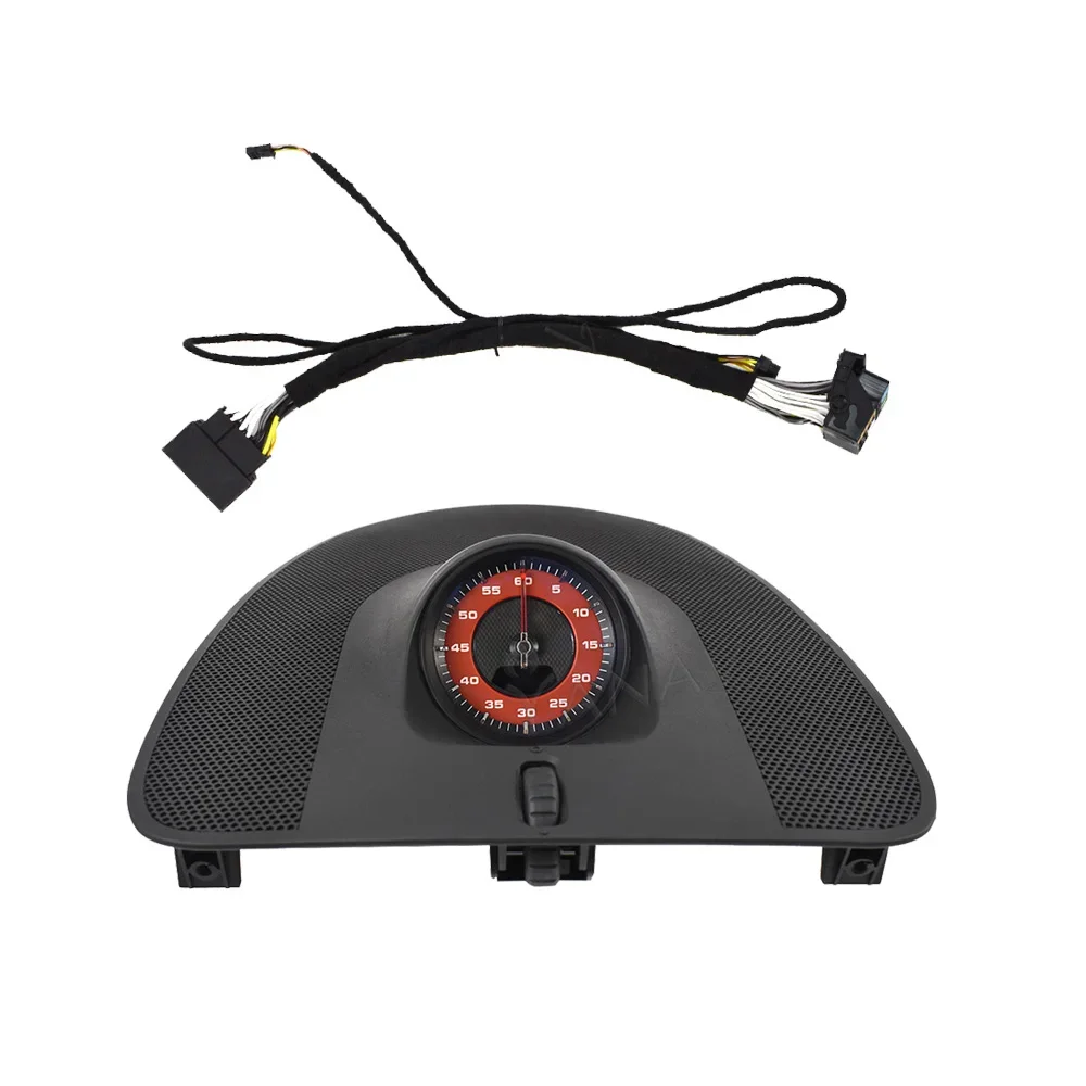 New Interior Dashboard Center Clock Time Electronic Meter Clock Accessional Car Stopwatch Compass For Cayenne 2006-2010