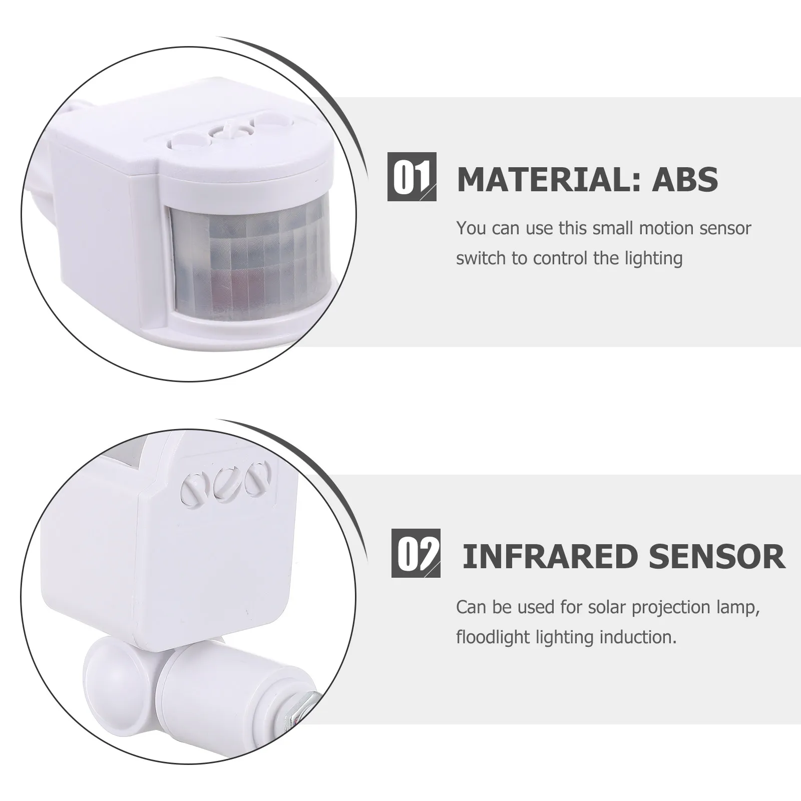 

Уличный светодиодный настенный светильник с ИК-датчиком движения PIR для прожекторного освещения, умный индукционный датчик движения