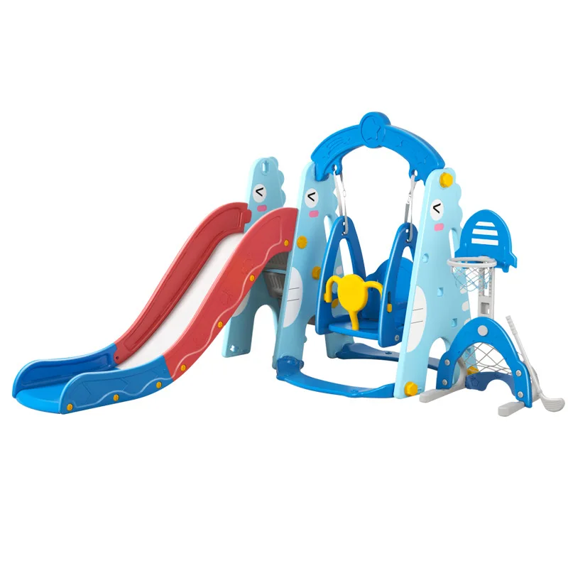 

Children's toy slide swing combination small indoor household