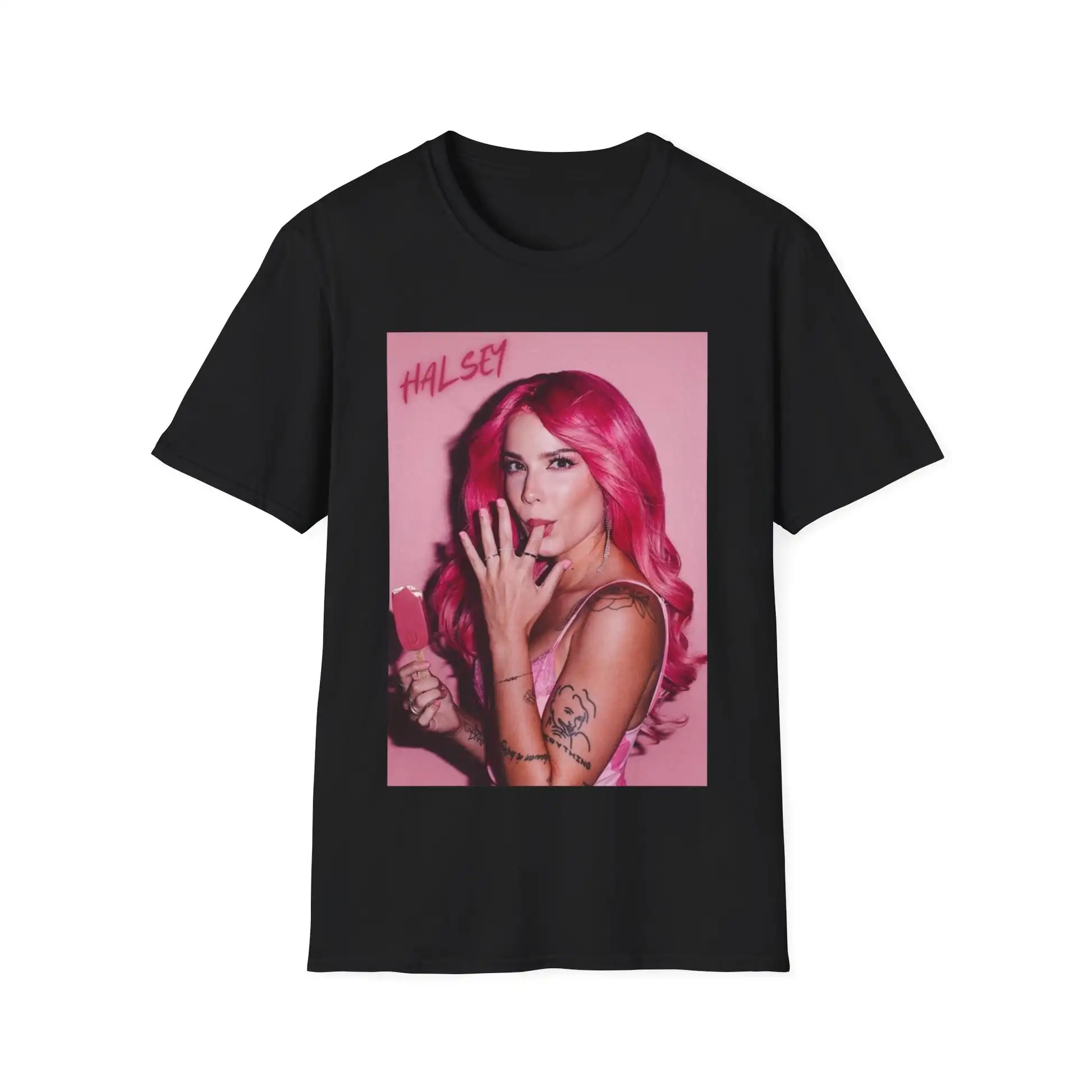 Halsey T-Shirt Gym T-shirts Man Mens Clothing T-shirts for Men Y2k Liam Payne Graphic Tops Tees Men's