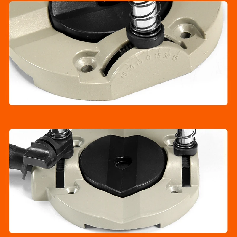 

Ultra Precision 45-90 Degree Angle Adjustable Drill Guide Attachment With Chuck Drill Holder Stand Drilling Guide