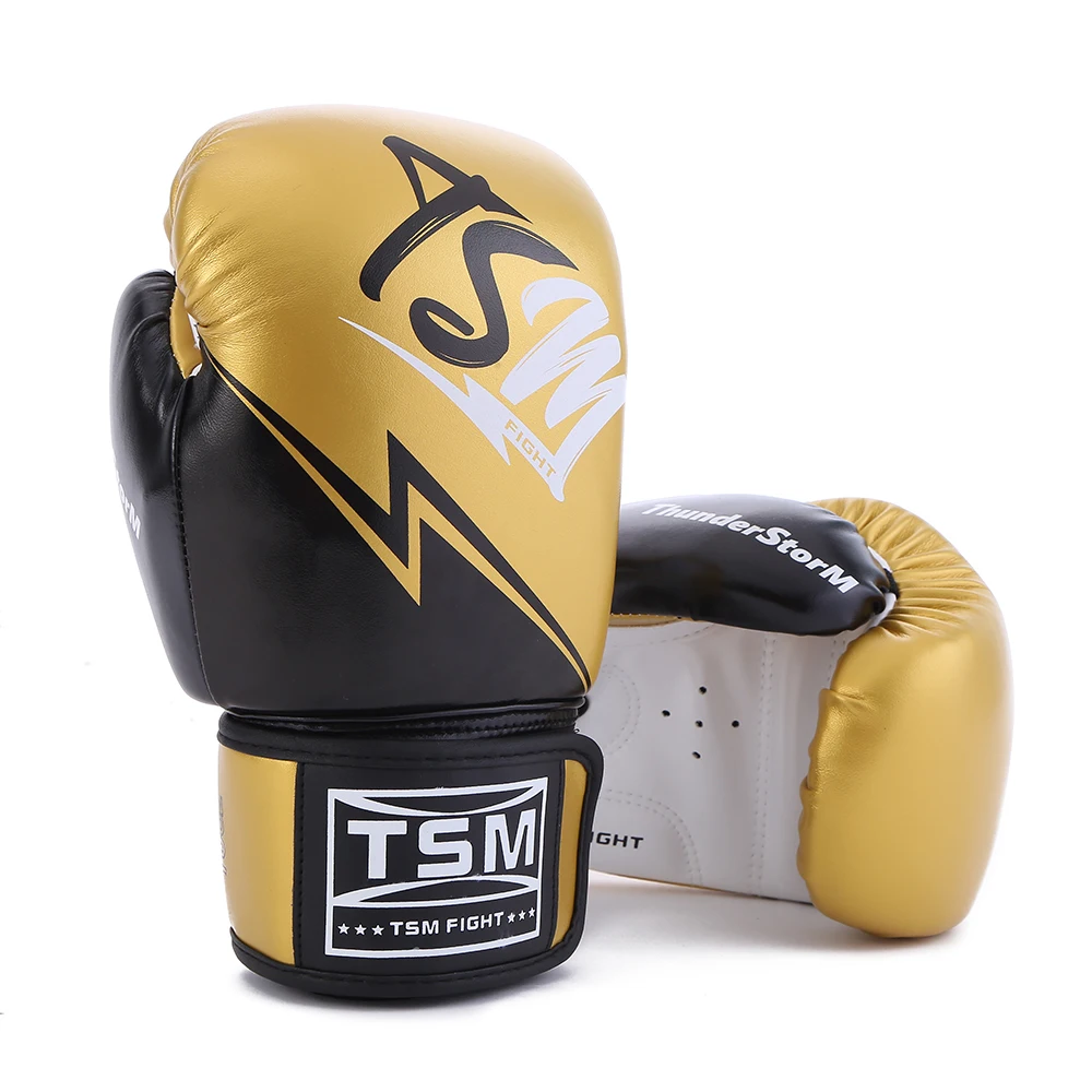 TSM Boxing Gloves Adults Free Combat Combat Muay Thai Boxing Gloves Kids Professionals Match Training Punching Bag Boxing Wraps