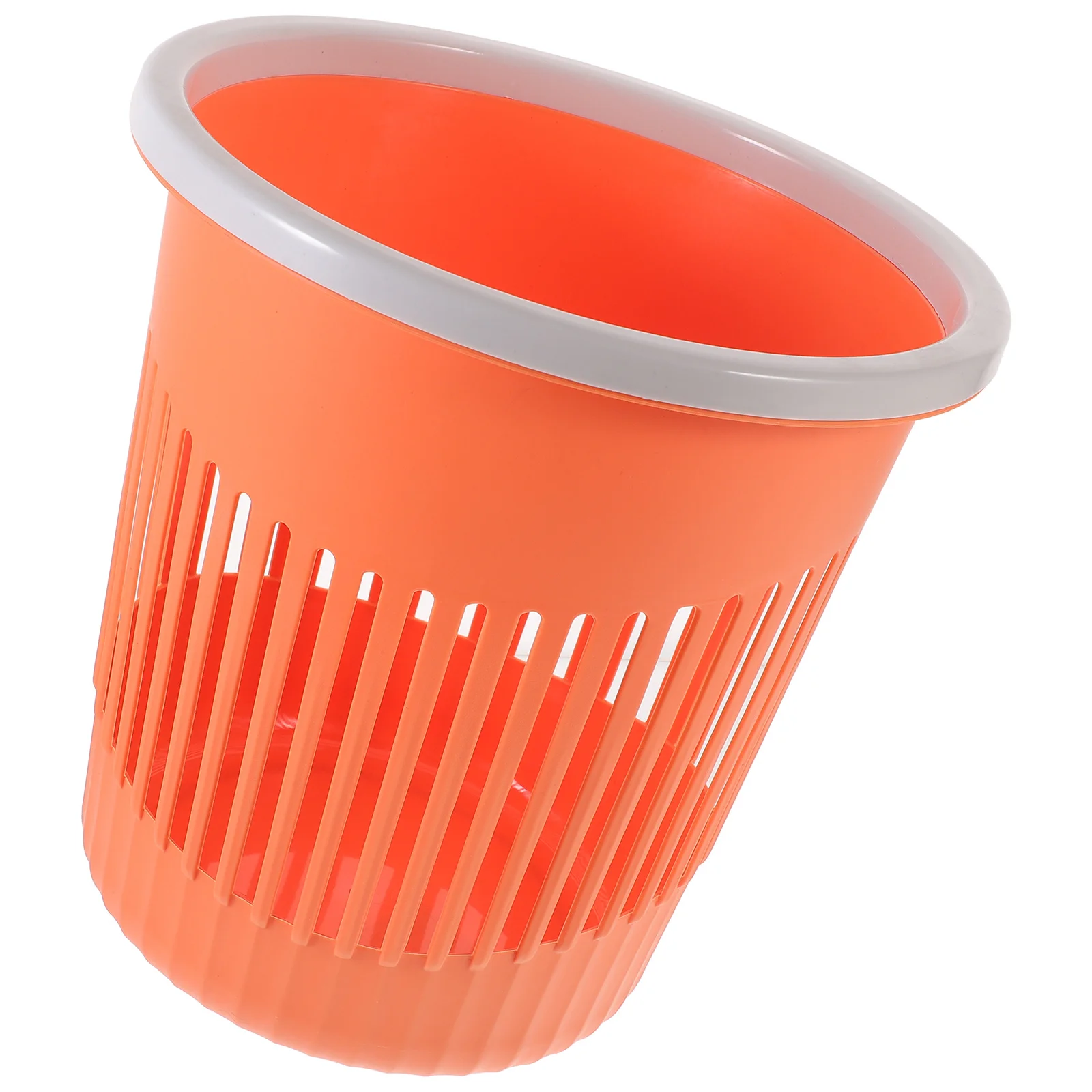 

Simple Round Trash Bin Sturdy PP Garbage Container for Bedroom Bathroom Kitchen Office Hotel Household Storage Solution