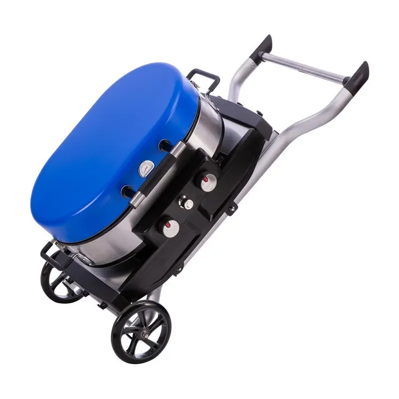 Smokeless Outdoor BBQ Grill Portable Charcoal Barbecue for Patio Camping Garden Backyard Cooking