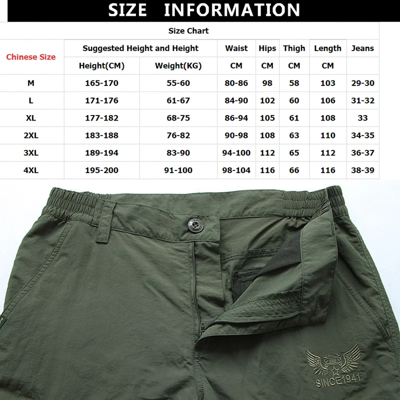 Summer Casual Lightweight Army Military Long Trousers Male Waterproof Quick Dry Cargo Camping Overalls Tactical Pants Breathable