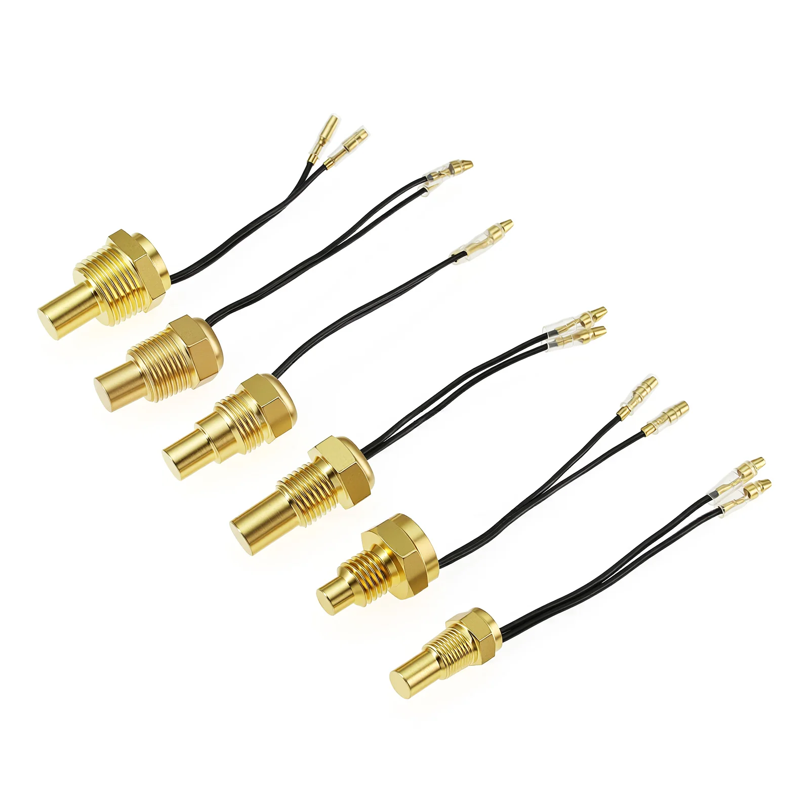Sensor de Temperatura 1/8 NPT 3/8 NPT para Carros e Motores, Indicador de Temperatura para Motonetas
