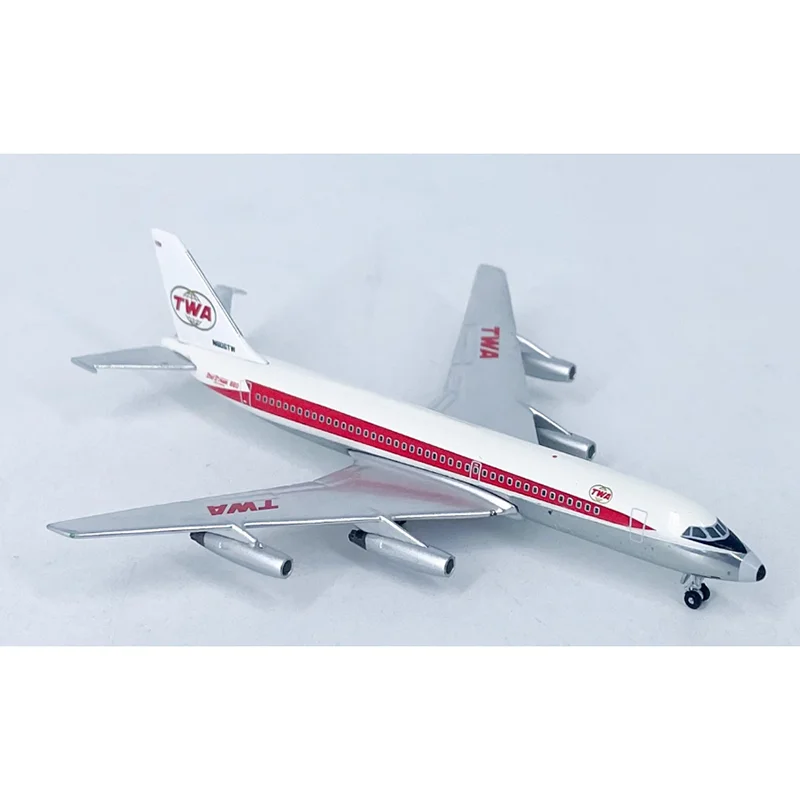 Pressofuso in scala 1/500 TWA Convair 880 N806TW Modello di aereo Simulazione in lega Collezione finita Decorazione Display Regalo