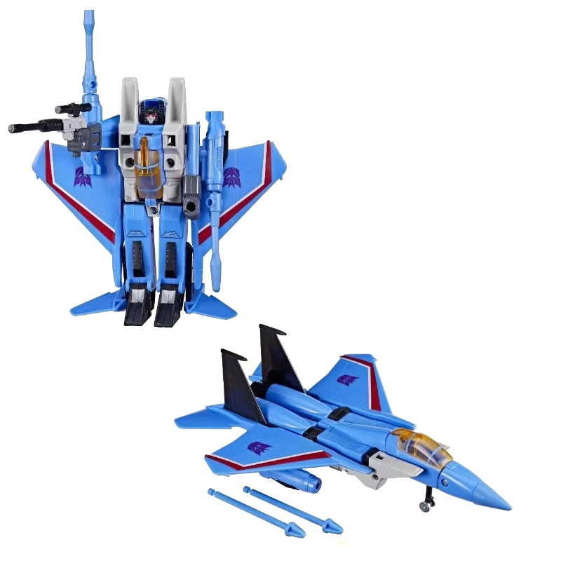 ในสต็อก Hasbro Transformers ของเล่น G1 Replica Thundercracker รุ่นอะนิเมะภาพยนตร์ของเล่นหุ่นยนต์ตัวเลขการกระทําของขวัญงานอดิเรก