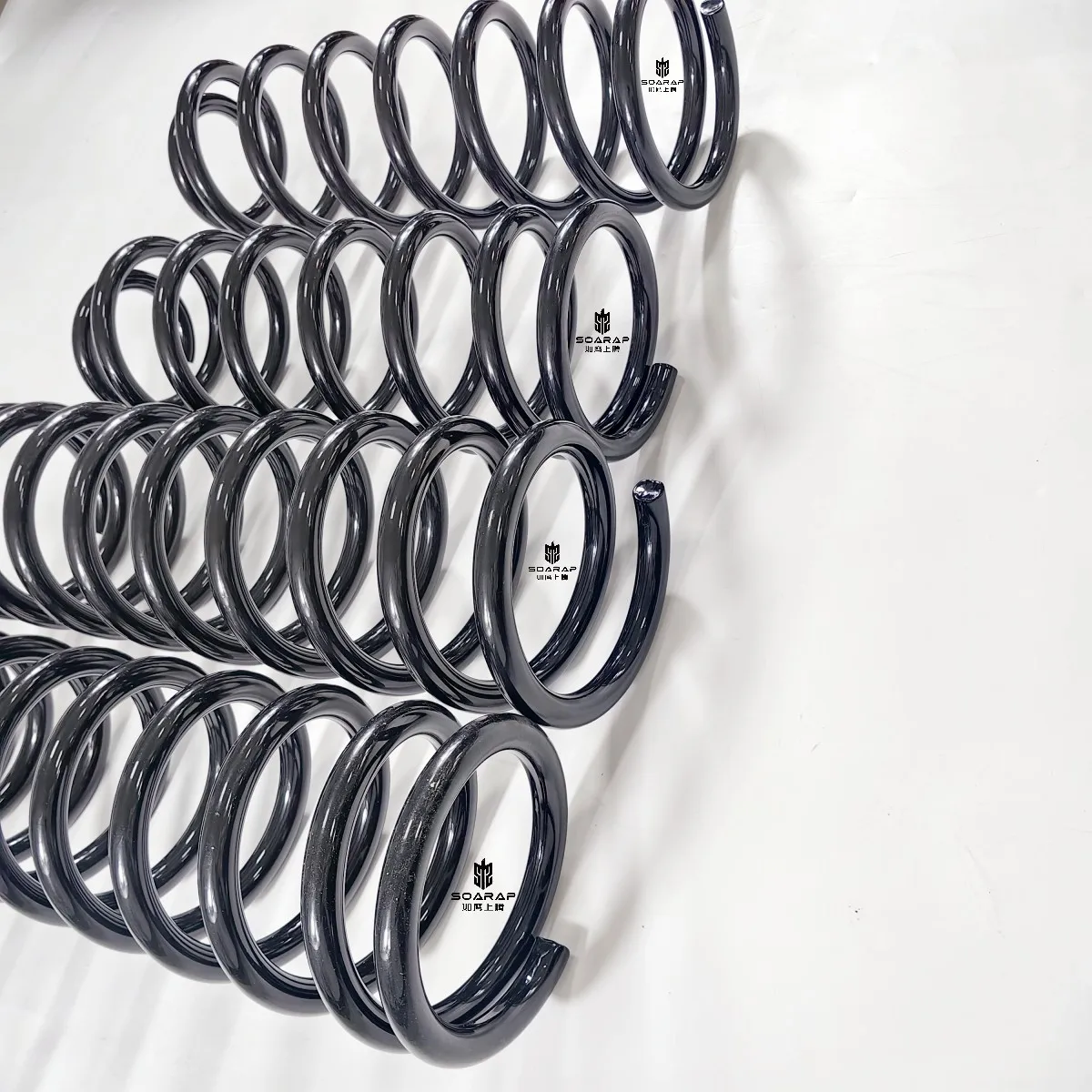 Amortiguador todoterreno SOARAP 4x4, resortes helicoidales de elevación de 5 ", juego de resortes delanteros y traseros para Patrol Y60 Y61