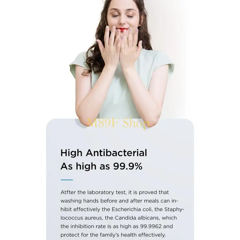 เครื่องจ่ายสบู่สบู่อัตโนมัติ M89F USB แบบชาร์จไฟได้แบบชาร์จไฟแบบชาร์จไฟได้ด้วยการเคลื่อนไหวอินฟราเรดกล่องน้ำมันหอมระเหย