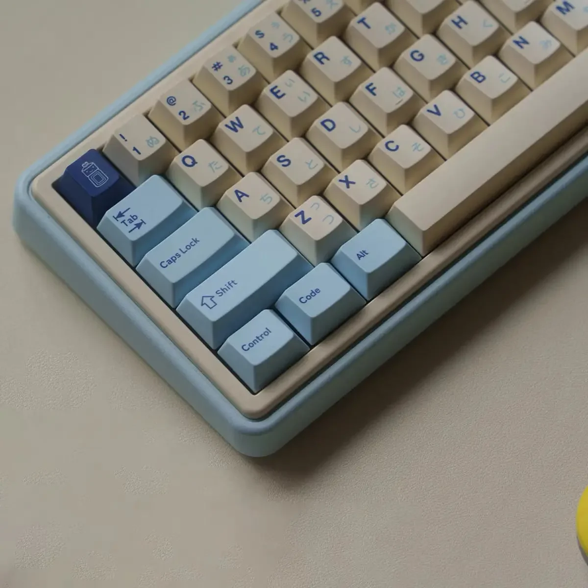 Tema de iogurte conjunto completo de teclas de teclado mecânico de eixo magnético PBT sublimação quente fábrica original