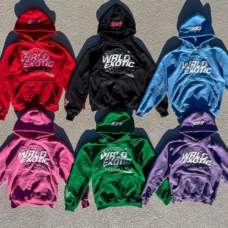 Y2K American Retro Harajuku Street Subculture Print Oversized Hooded Sweatshirt For Men And Women Streetwear Cardigan Sweatshir