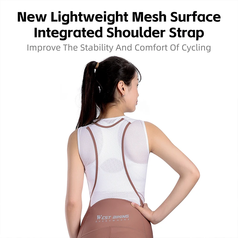 

Велошорты WEST BIKING Seamless 5.0 с итальянской подкладкой ELASTIC-INTERFACE, женские, с защитой от УФ-излучения, быстросохнущие