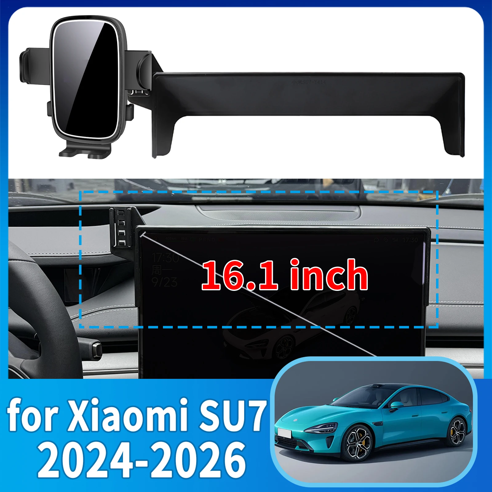 

fit for Xiaomi SU7 Xiao Mi MS11 2024 2025 2026 Phone Holder, Dashboard Screen Mount Bracket Easy Installation​​ Car accessoires