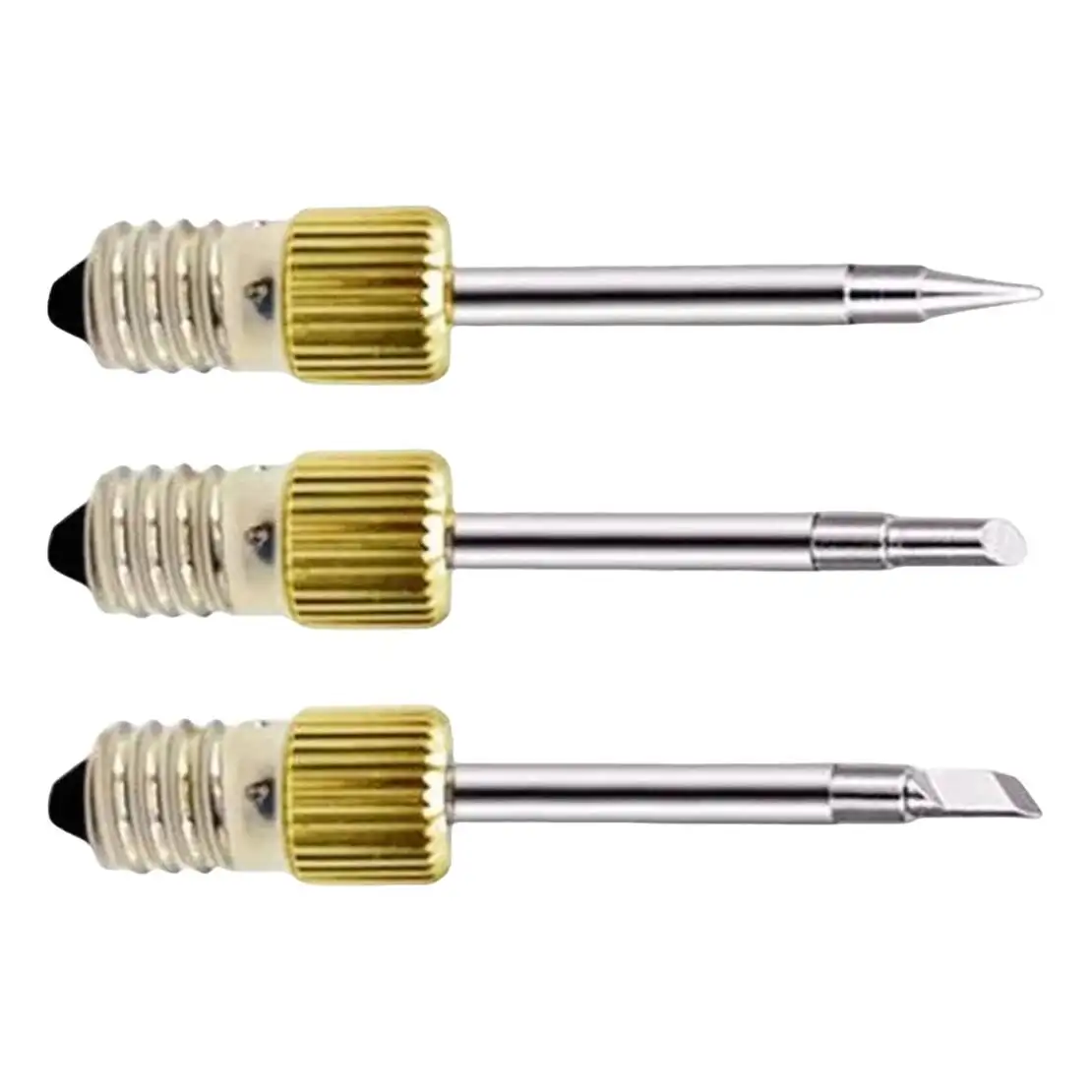 3Pcs Portable E10 Interface Soldering Iron Tips Welding Tips USB Soldering-Tip Set