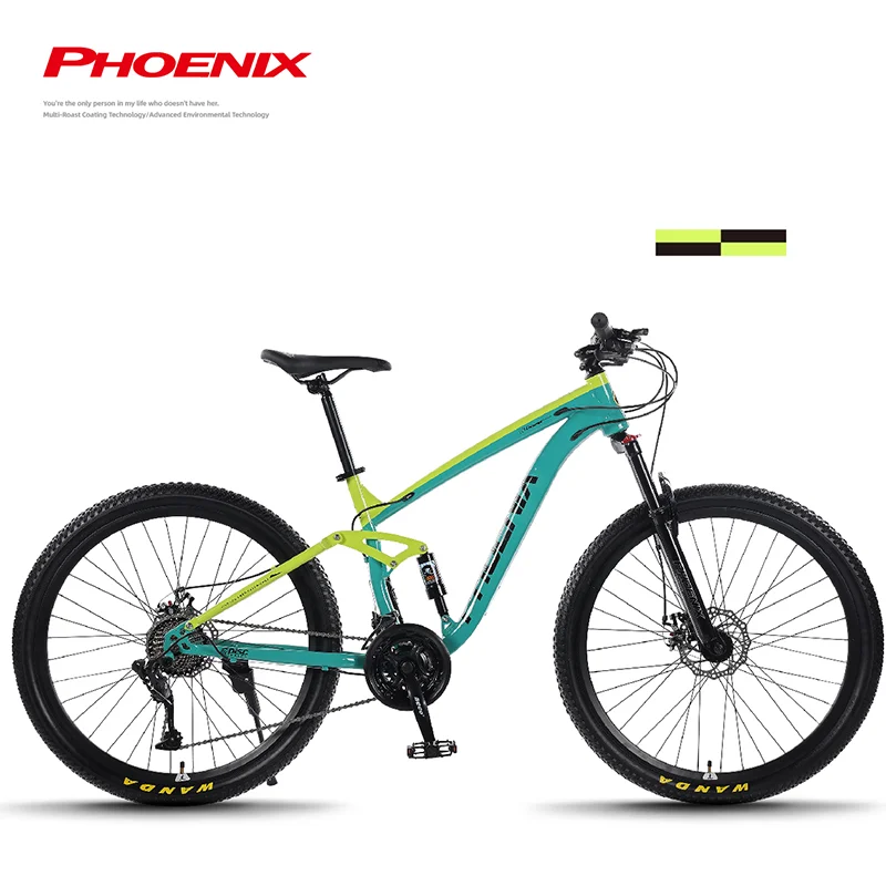 High Carbon Steel 27.5-Inch Mountain Bike Variable Speed Soft Tail Shock Absorber Speed Drop Off-road Road Bike Card Mechanical