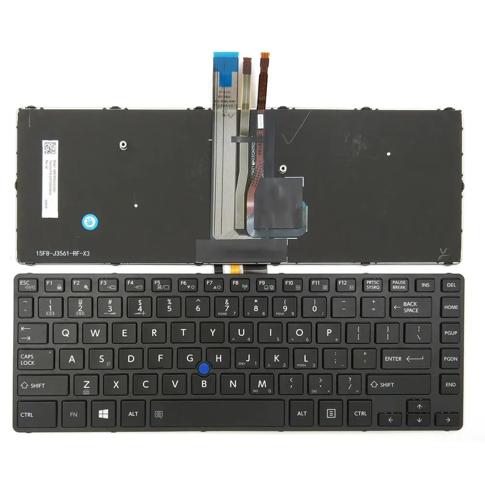 

New For Toshiba Tecra A40-C A40-C1430 A40-C1440 A40-C1443 A40-D-BTO A40-D1432 A40-D1434 Laptop Keyboard US Black With Backlit