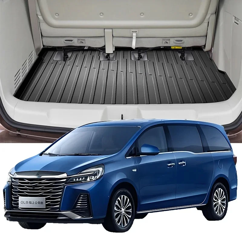 

Upgrade TPE Car Rear Trunk Mats Storage Pads Cargo Tray Dustproof Waterproof Protecion Cushion For Buick GL8 2006-2024