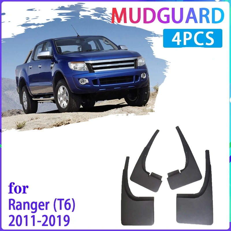 

4Pcs Mud Guard Flaps Wheel Splash Guards For Ford RANGER 2012-2016