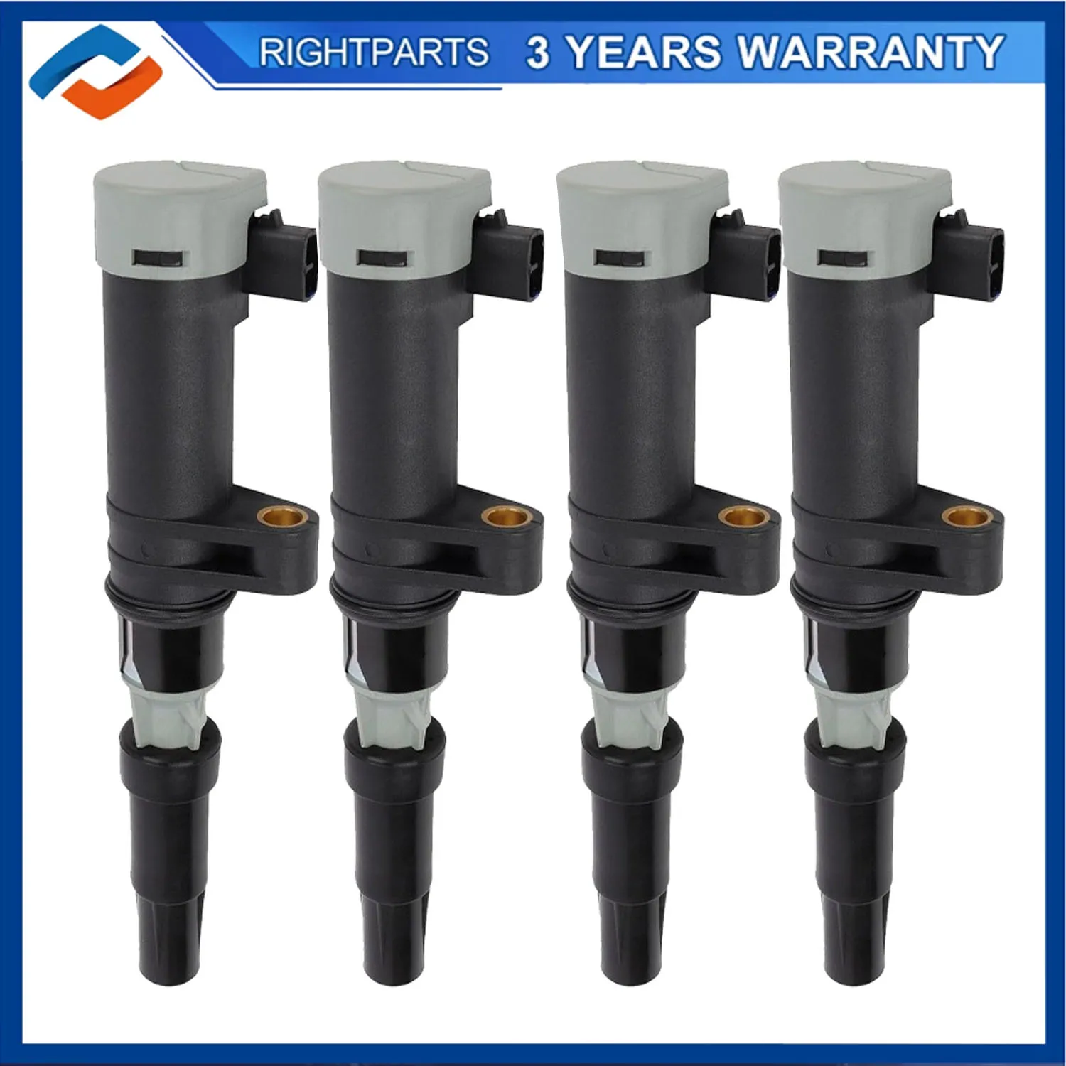 4PCS 7700107177 Ignition Coil Packs UF653 for RENAULT Clio Kangoo Logan Laguna Megane Scenic Duster Kaptur 1.4 1.6 2.0