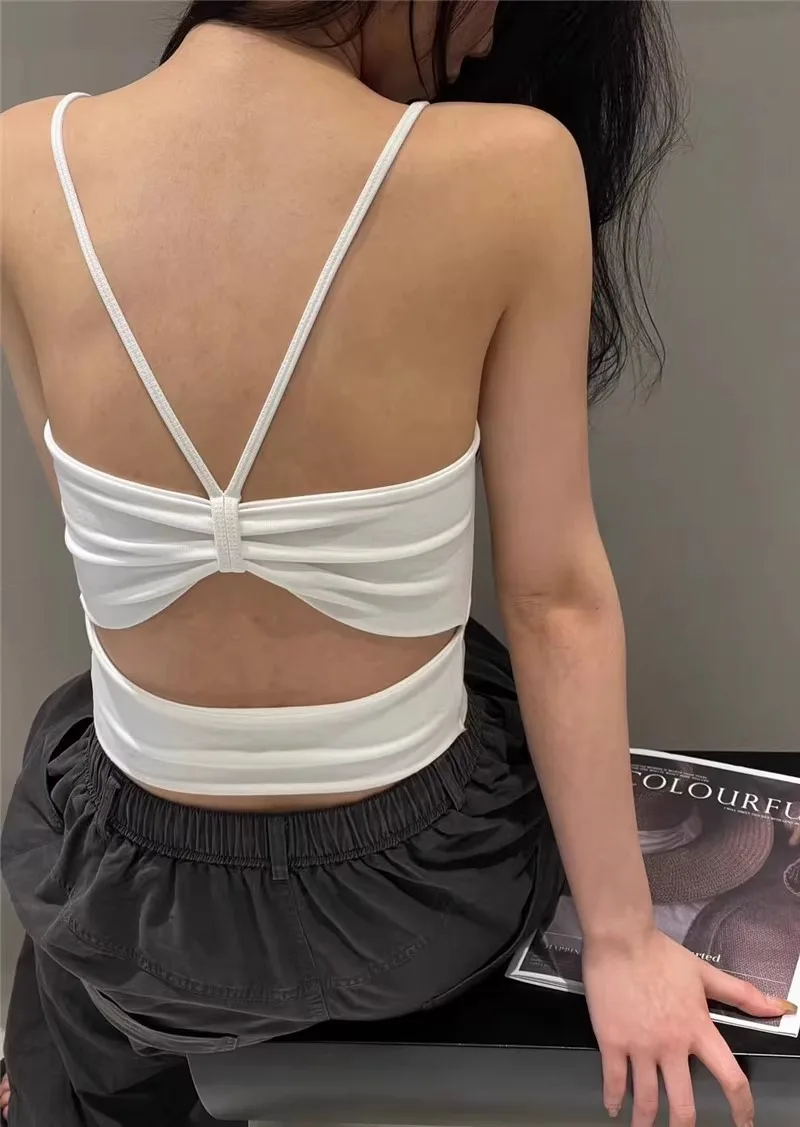 Summer girl sexy backless camisole beautiful vest wrapped chest girls chest cushion base pure cotton underwear strapless camisol