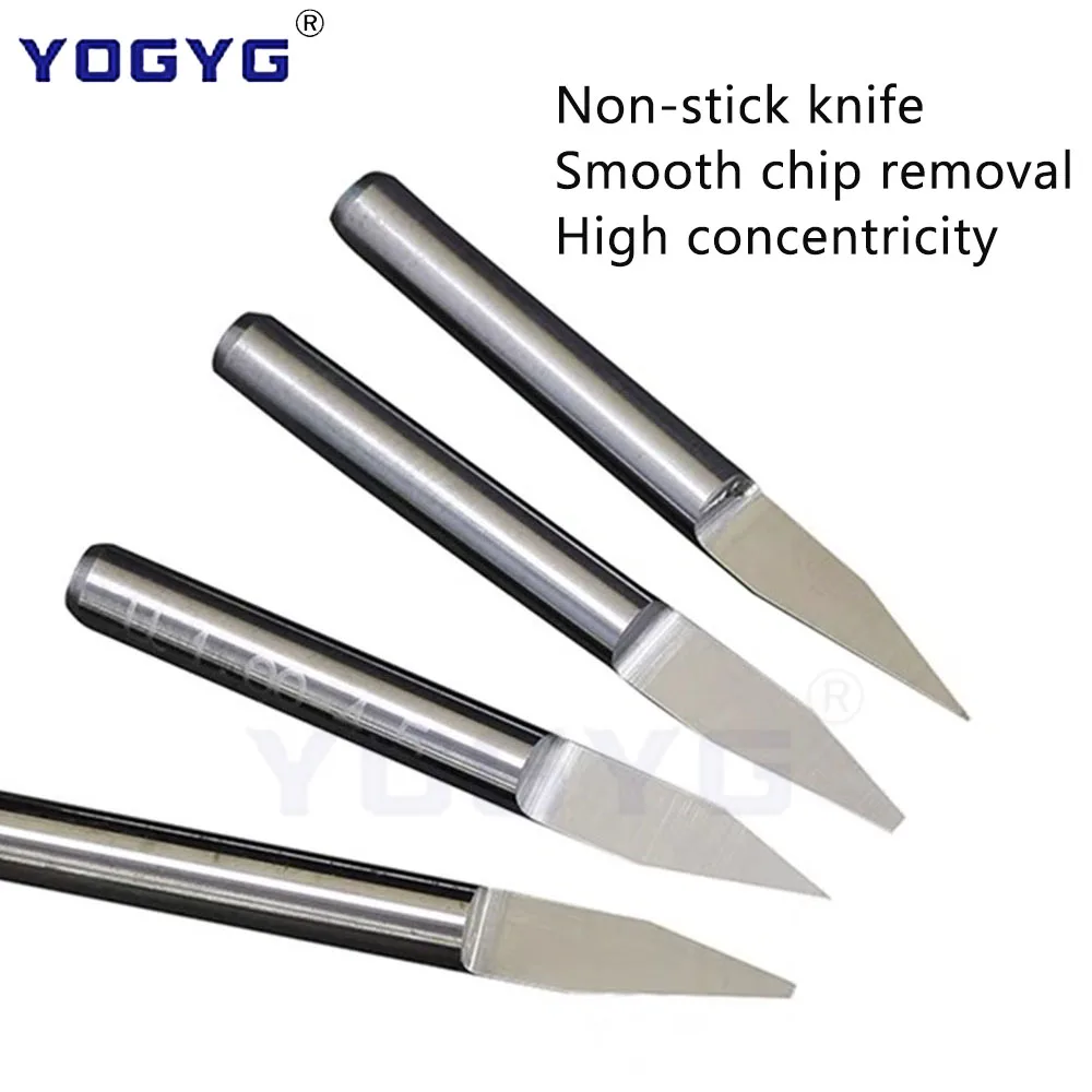 

Гравер 20/30/45/60/90 градусов фрезерный станок с ЧПУ 3,175/4/6 мм хвостовик вольфрамовая сталь V-образная форма гравировка сплав 3D резьба фрезерные инструменты