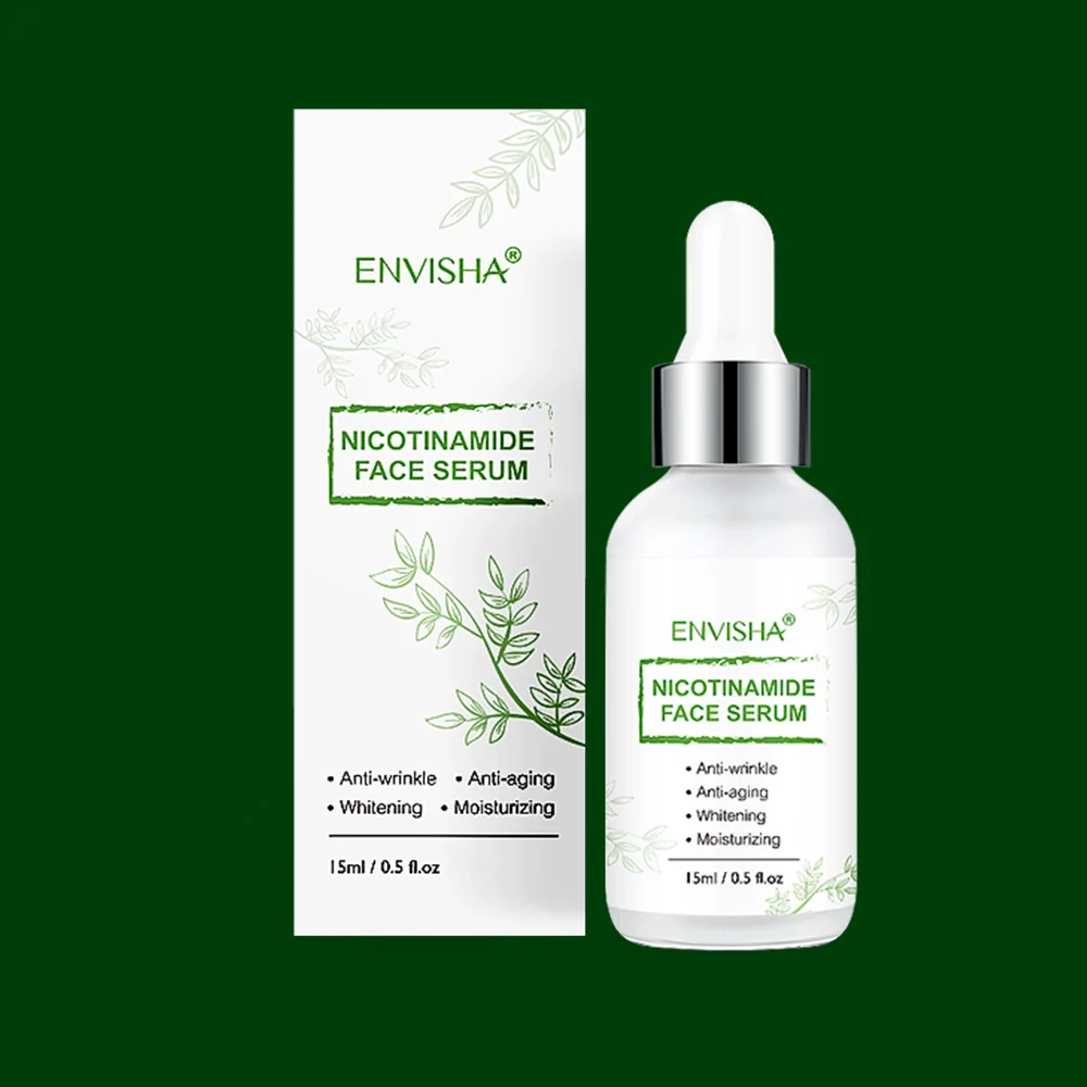 ENVISHA Skin Care Face Nicotinamide Serum Collagen Hyaluronic Acid Anti-Aging Whitening Shrink Pores Oil Control Deep Hydration