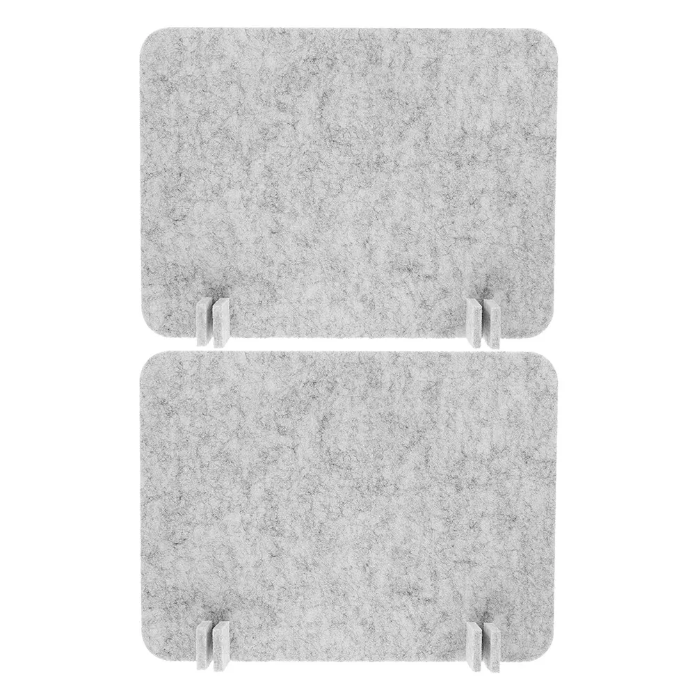2Pcs Felt Desk Privacy Panel Noise Reduction Barrier for Office Student Desk Freestanding Divider Student Table Panels