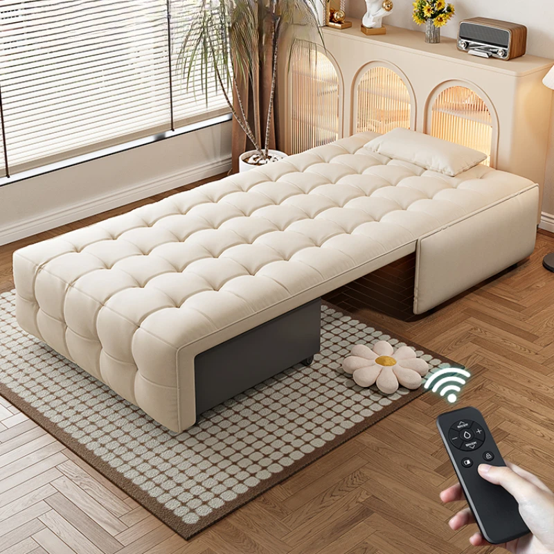 

New 1.2-meter foldable electric sofa bed, dual-purpose study, single person multifunctional, high-end intelligent telescopic