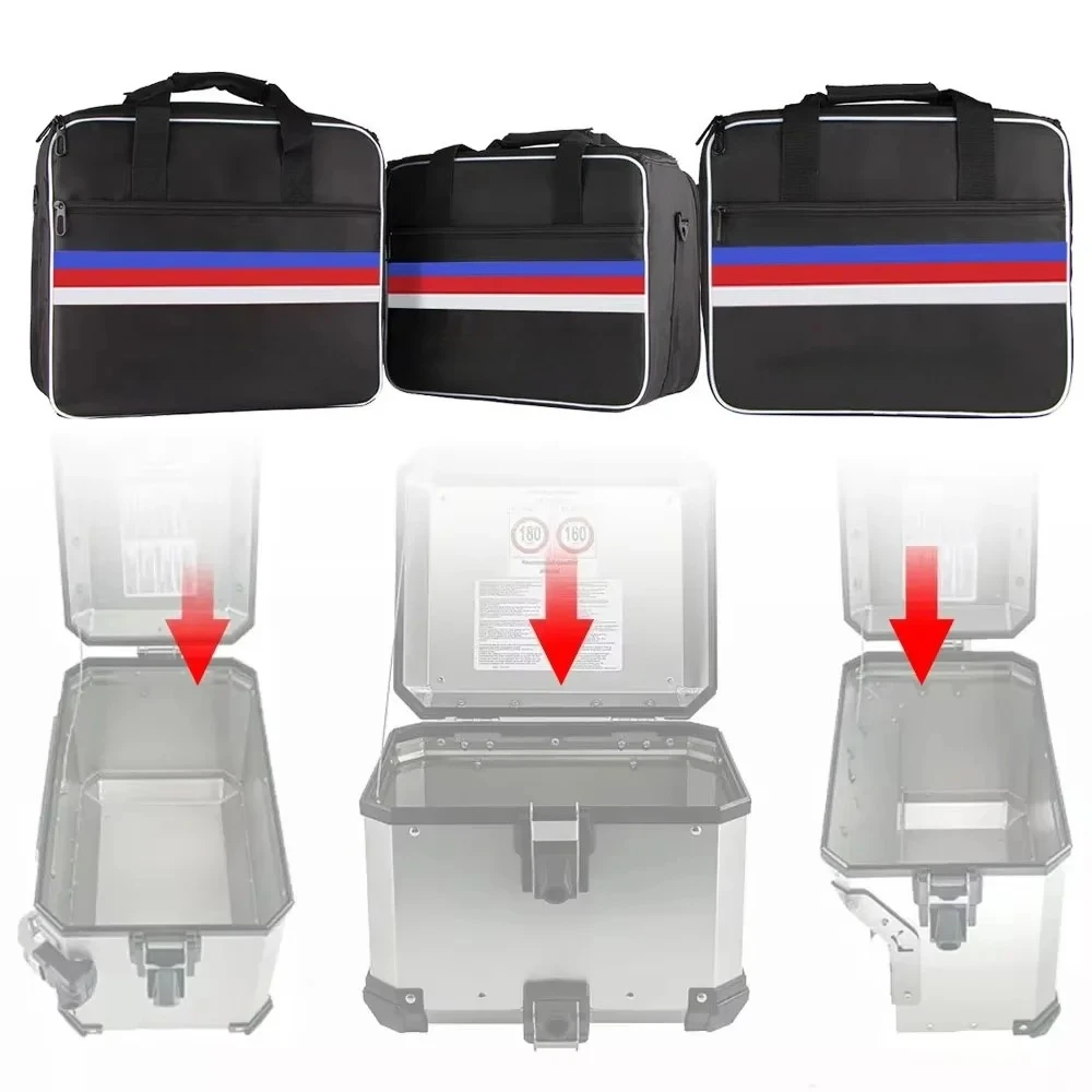 Motorcycle Bag Top Case Bag Inner Bag Luggage Trunk Pannier Expandable Saddlebag For R1250GS R1200GS For Adventure F850GS F750GS