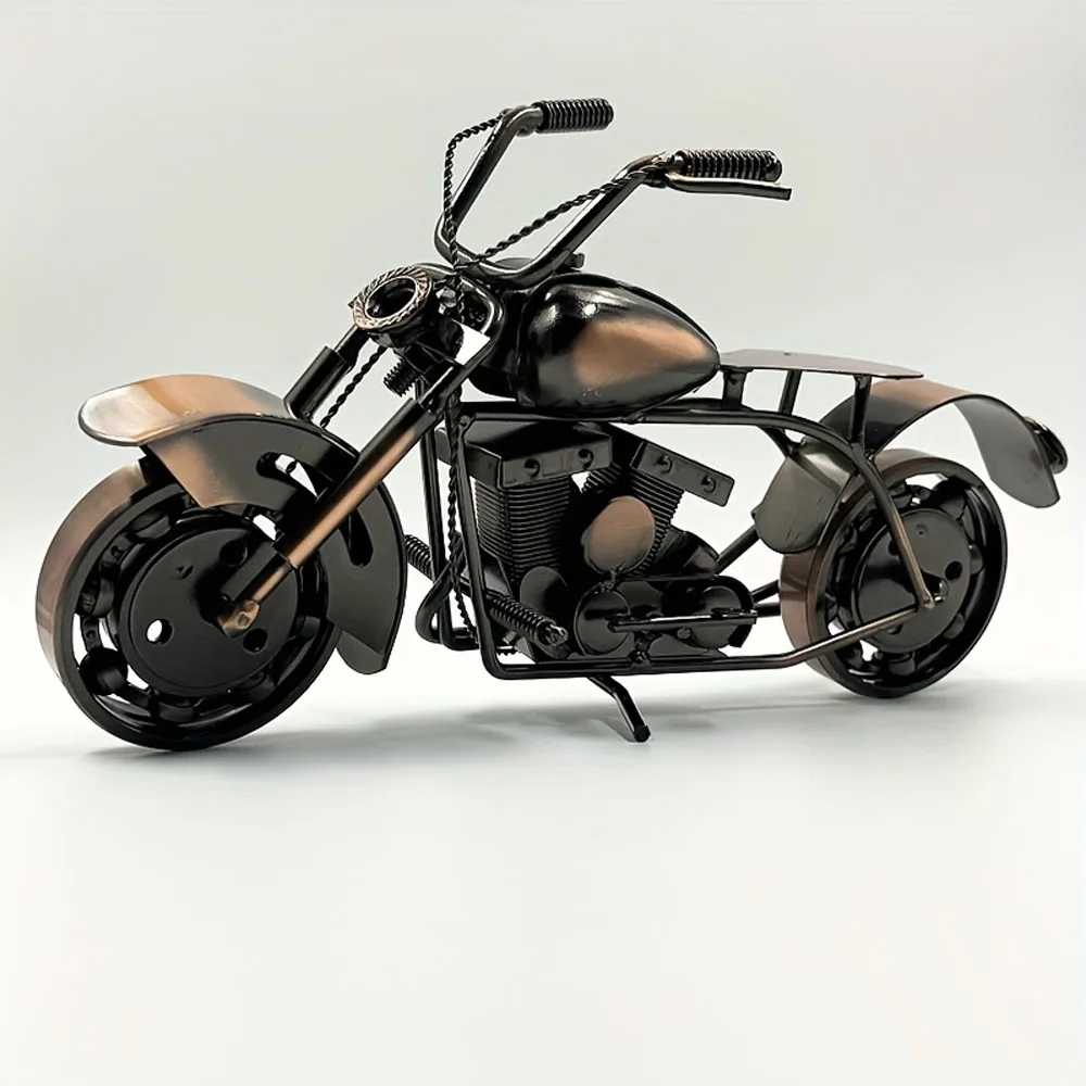 Handmade retro iron crafts ornaments for making old large metal motorcycle models