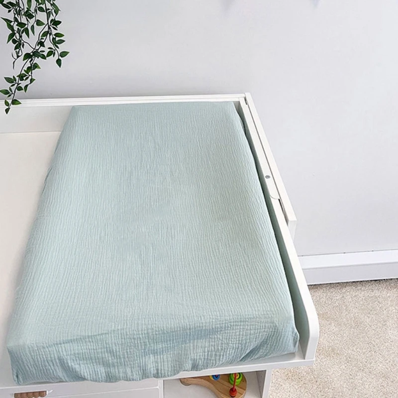 Housse matelas à langer en coton doux extensible, draps pour tout-petits nouveau-nés, housse respirante remplacement