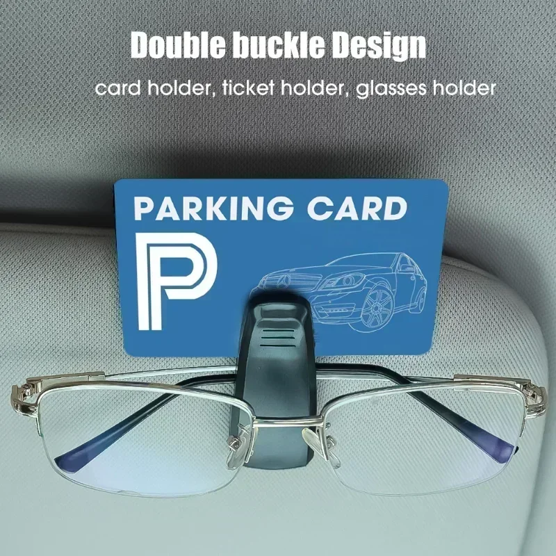 Universal Car Auto Sun Visor Glasses Box Sunglasses Clip Card Ticket Holder Fastener Pen Case Eyeglasses Clips Accessories