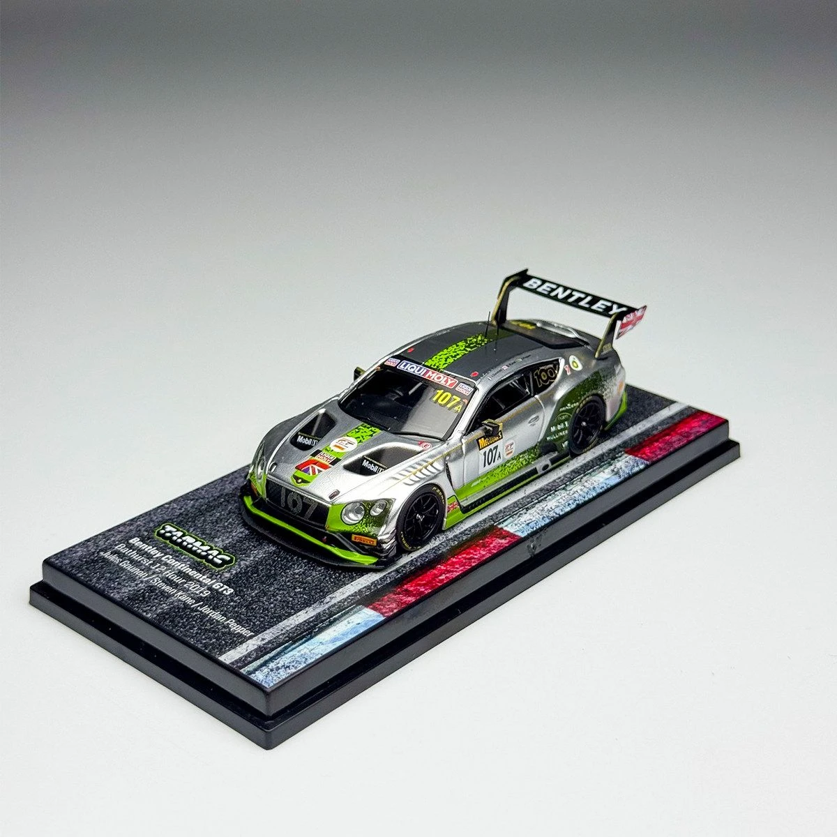tarmac-works-tw-1-64-ベントレー-コンチネンタル-gt3-バスハースト-12-アワー-2019-合金ダイキャストカーモデルコレクションギフト