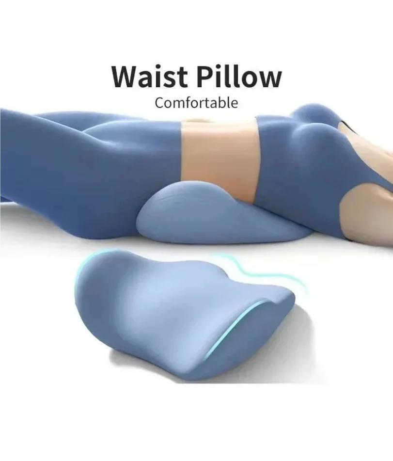

Sleep Lumbar Pillow Ergonomic Special Lumbar Support Cushion Soft Comfortable Memory Cotton Bed Lumbar Protrusion Back Support