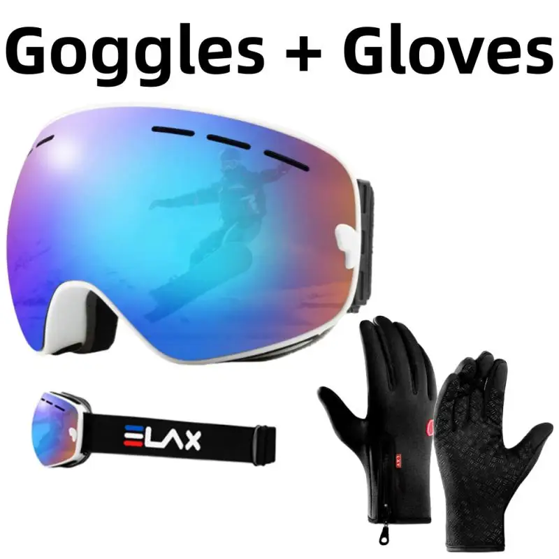 Ski Goggles Men Women Double Layer Anti-Fog UV400 Ski Glasses Protection Skiing Winter Snow Snowboard Goggles Горнолыжные Очки