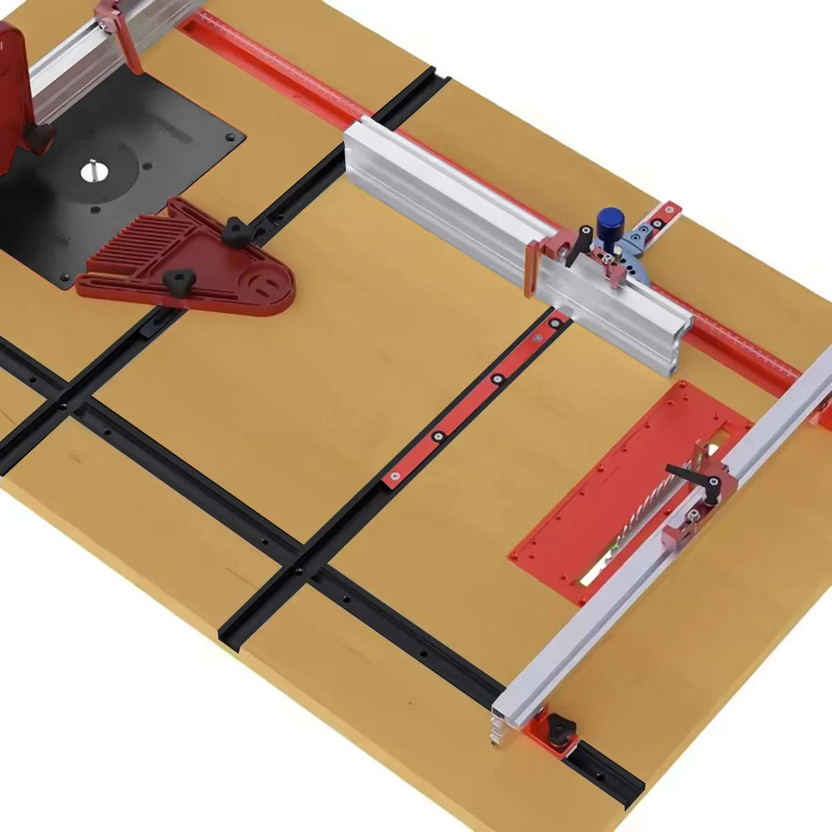 2pc 300-800mm T30 T-track Slot Miter Track Jig Alat Pertukangan Kayu DIY Miter Gauge Guide Chute untuk Meja Gergaji Router