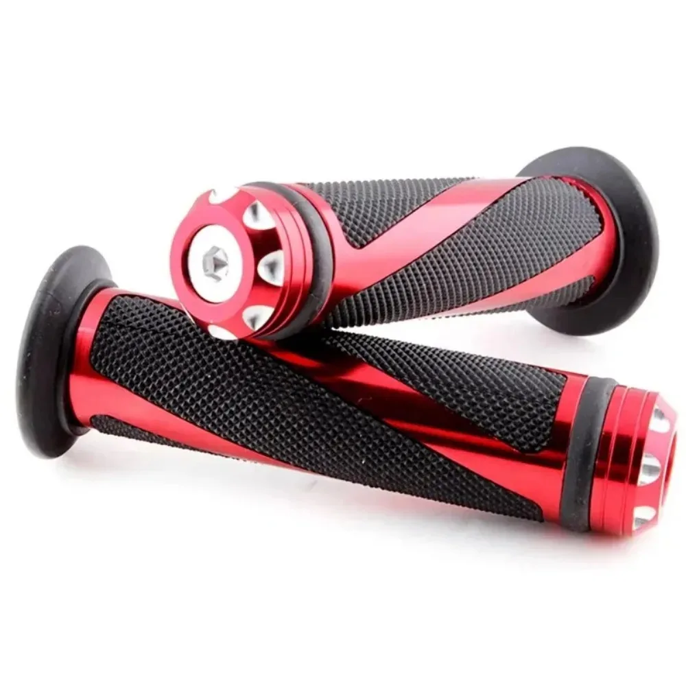 7/8 ''22MM CNC Universal Motorcycle Handle Striped Handle Rubber Motorcycle Modification Accessories Anti-skid Off-road