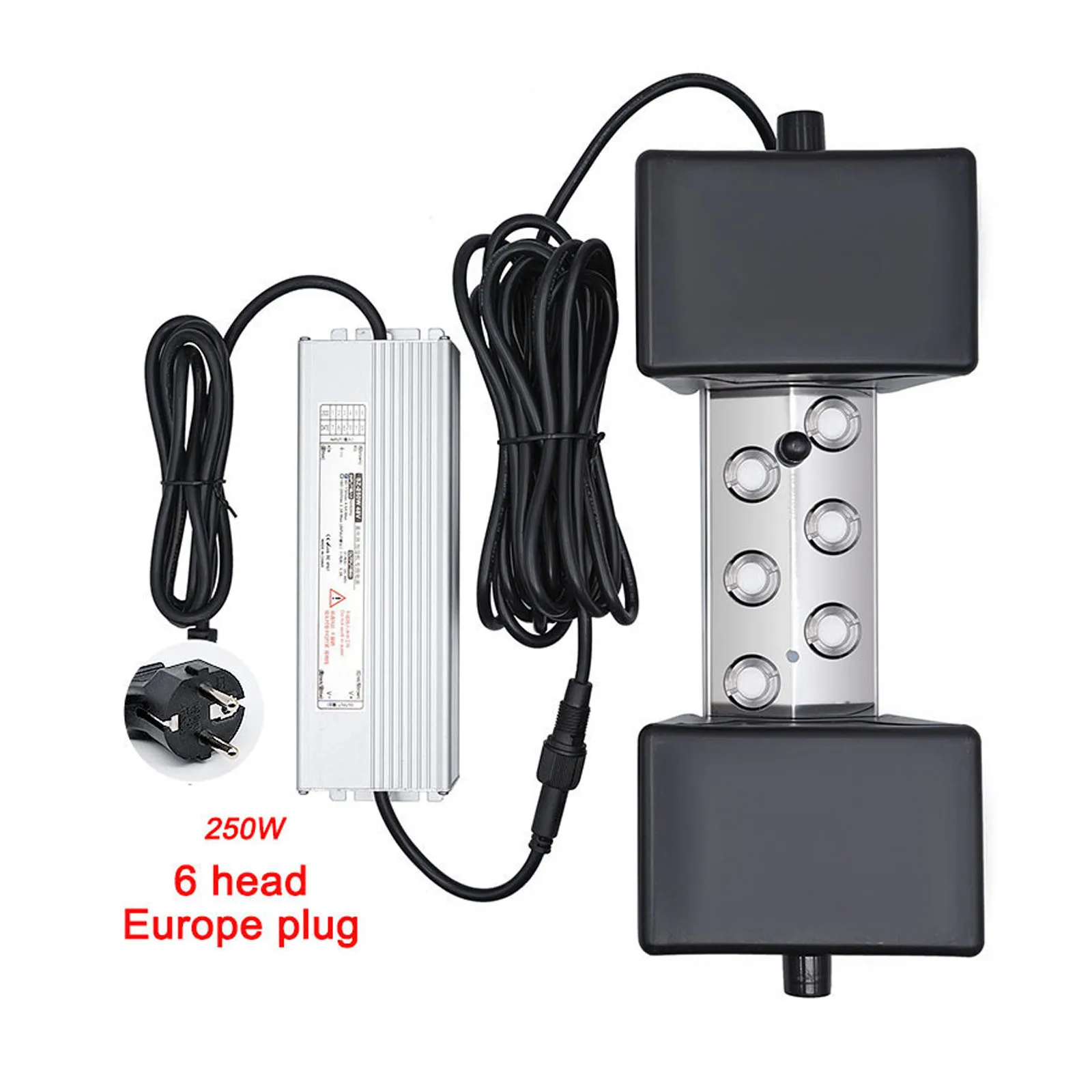 110V/220v 4/6/8/10/12 Head Ultrasonic Mist Maker Fogger Stainless Steel Air Humidifier Greenhouse For Hydroponics High Quality