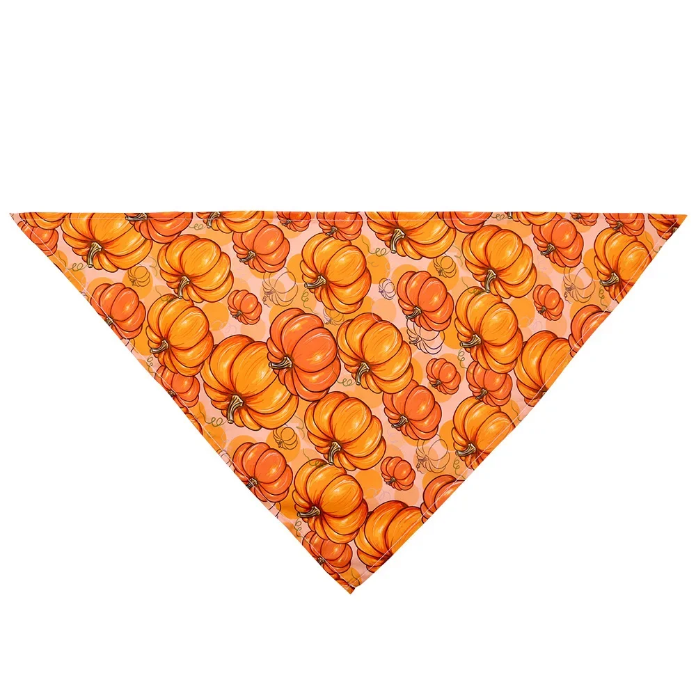 Thanksgiving-Haustier-Bandana für Hunde und Katzen, Kürbis-Ahornblatt-Dreieckstuch, Feiertagsdekoration, Verstellbarer Süßer Herbst-Halstuch – Detail 15