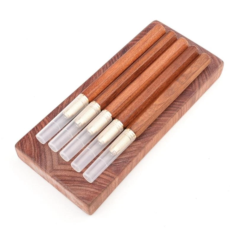 Handcraft Carving Pen with Safety Caps Alloy Blade and Handle Set for Detailed Work In Model and Crafting