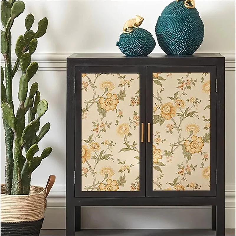 ملصقات باب الخزانة ذاتية اللصق، أثاث أمريكي عتيق، خزانة الأحذية، تجديد ديكور التجميل الفرنسي #5