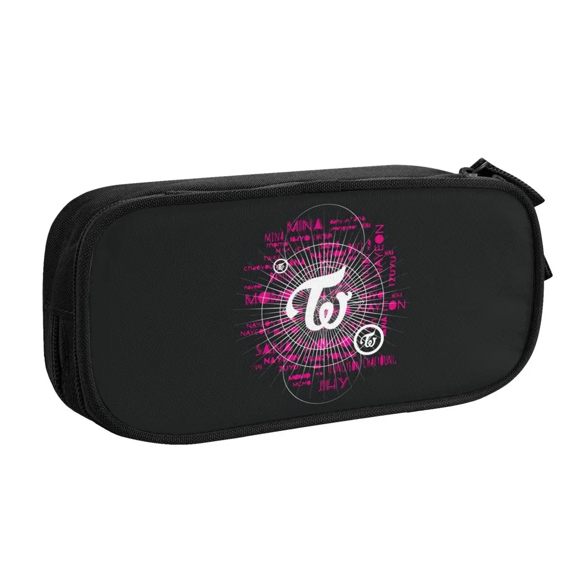 Custom Beauty Kpop Twiceed Pencil Cases for Girl Boy Large Capacity Lovely Pen Box Bag School Supplies
