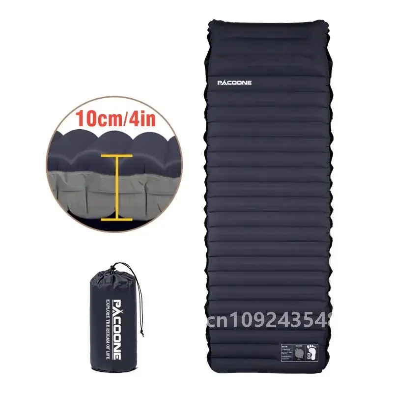 Outdoor Thicken Camping Mattress Ultralight Self-inflating Air Mattress Built-in Inflator Pump For Travel Hiking Fishing