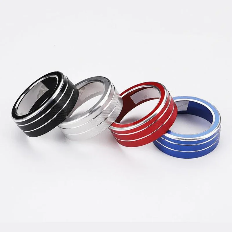 Car Air Condition Switch Knob Ring Cover Decoration For Toyota RAV4 XA50 2019 2020 2021 2022 2023 2024 RAV 4 Hybrid Accessories