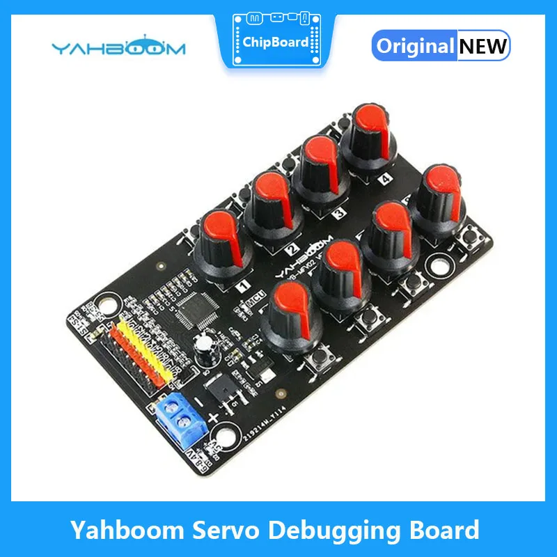 Yahboom 8-channel PWM servo control debugging board for DIY smart robotics,steering gear controller