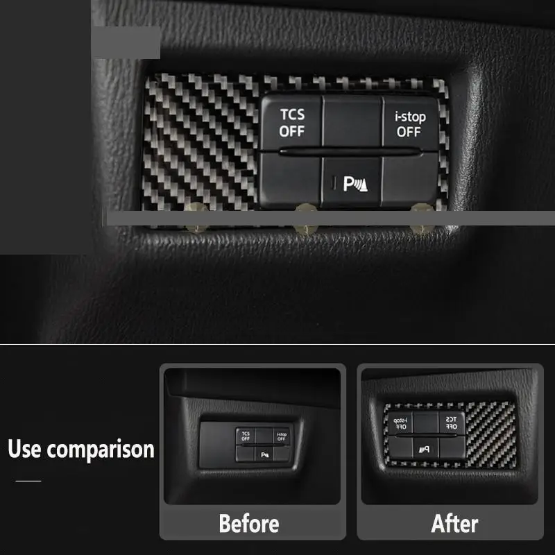 5D PET Center Console Anti scratch resist film Accessories refit PPF For Toyota Sienna 2017-2023 Car interior carbon fibre Film