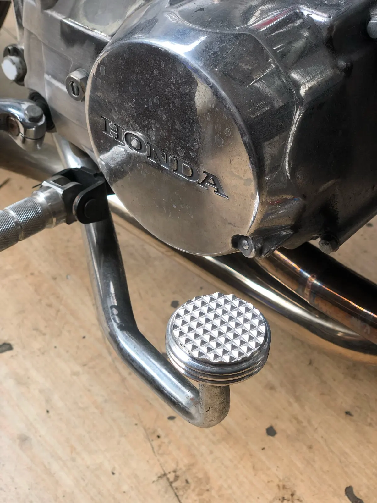 【Premium】For Retro motorcycle modified brake pedal, foot pedal, anti-slip pedal, Shineray Monkey Youxia SR GNCG125 universal