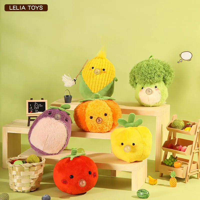 Légumes en peluche mignons, bulles à presser, jouet anti-anxiété, soulagement du Stress, jouet sensoriel anti-Stress, cadeau d'anniversaire et de noël